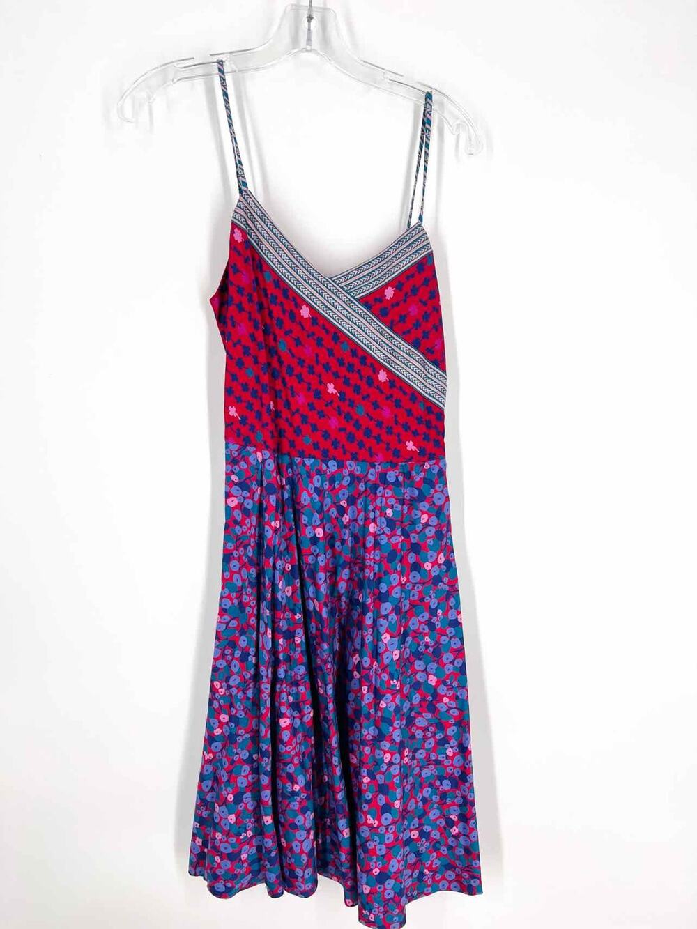 Marc Jacobs Size 2 Rd/Bl/Pk Floral Designer Dress